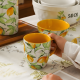 Lemon Pattern Porcelain Mug